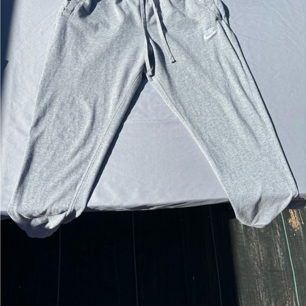Nike Mens Light Gray Sweatpants